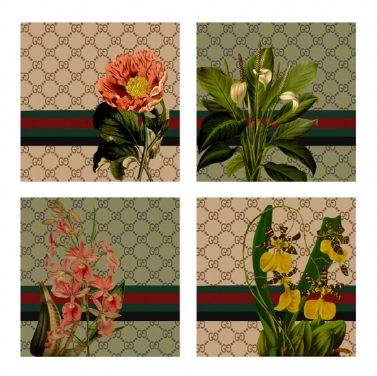 'Designer Botanicals' Greetings Card Set